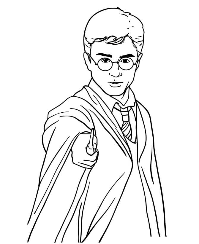 Dibujos para colorear e imprimir Harry Potter