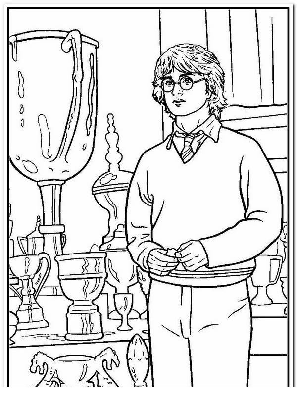 Dibujos para colorear e imprimir Harry Potter