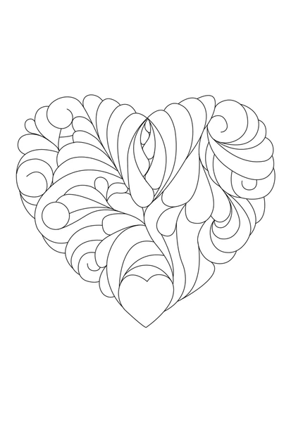 Dibujos para colorear e imprimir Hearts