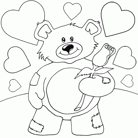 Dibujos para colorear e imprimir Hearts