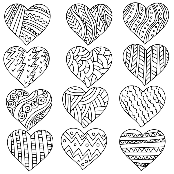 Dibujos para colorear e imprimir Hearts