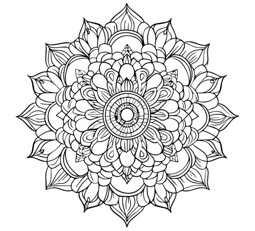 Dibujos para colorear e imprimir Mandalas