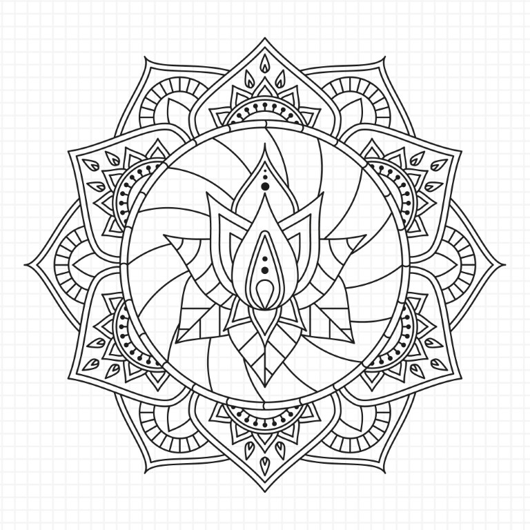 Dibujos para colorear e imprimir Mandalas