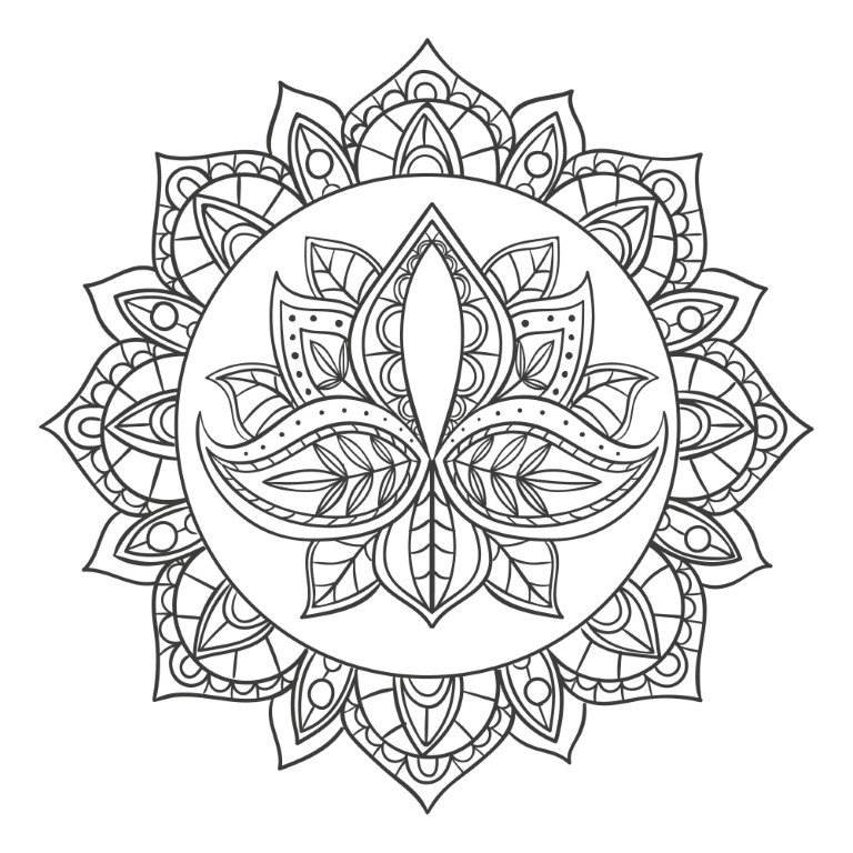 Dibujos para colorear e imprimir Mandalas