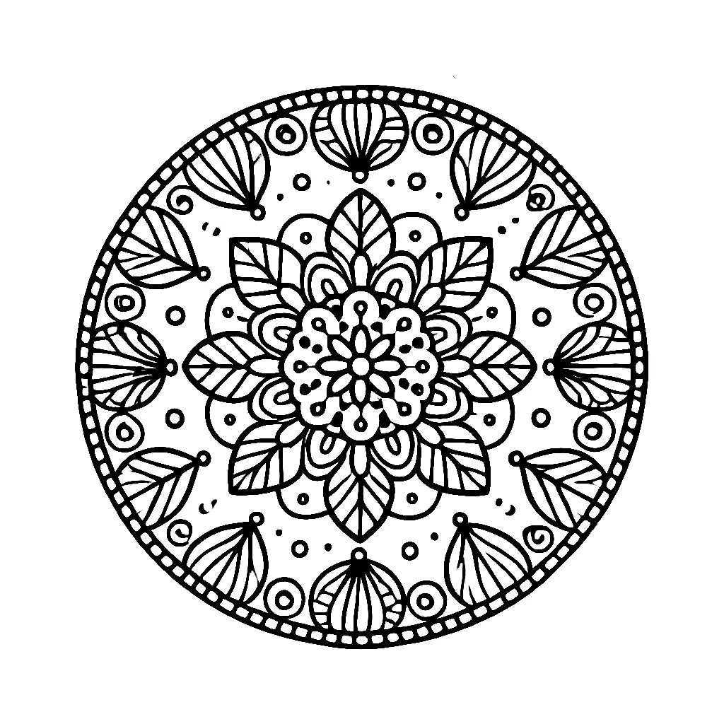 Dibujos para colorear e imprimir Mandalas