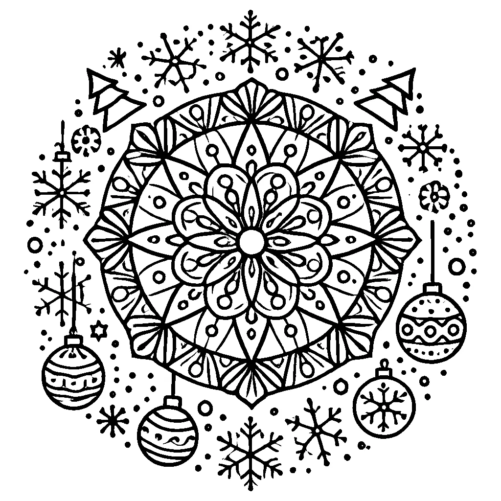 Dibujos para colorear e imprimir Mandalas