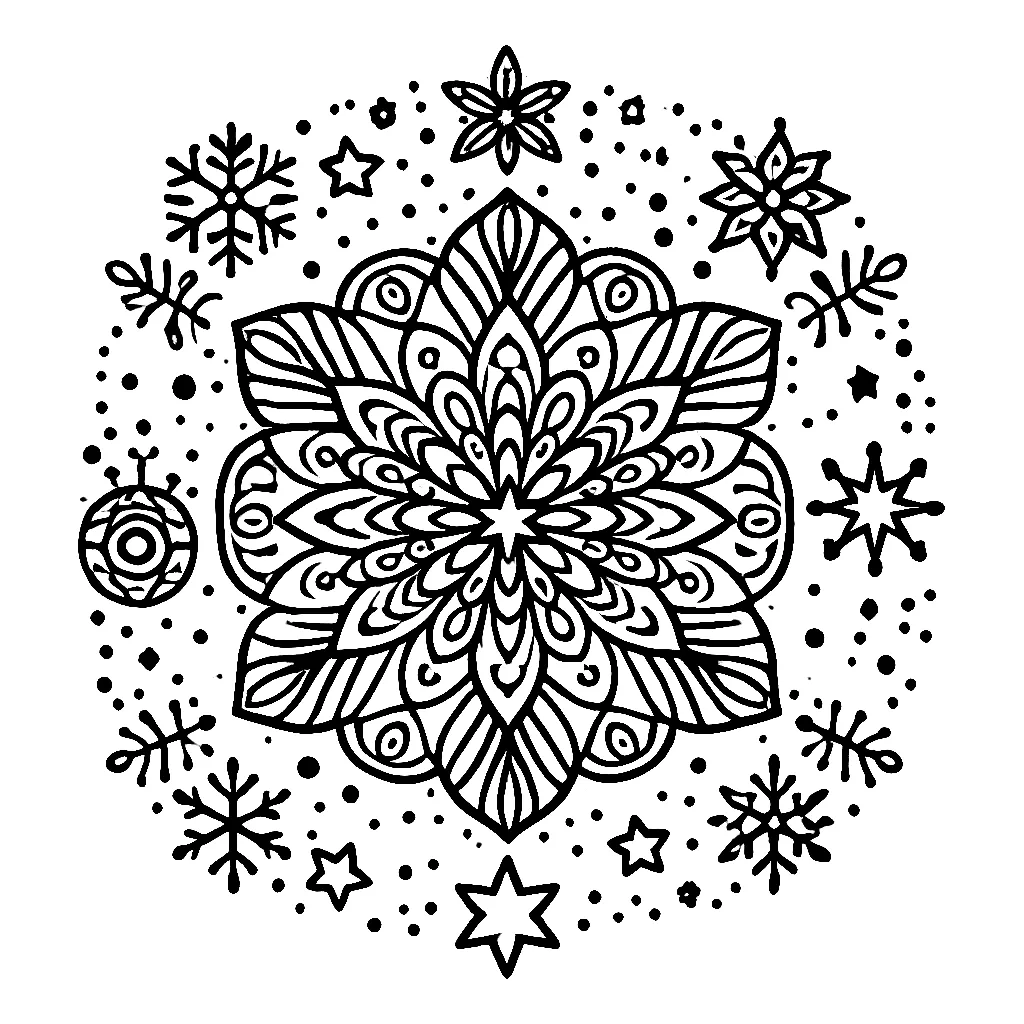 Dibujos para colorear e imprimir Mandalas