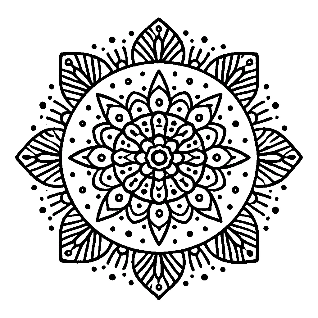 Dibujos para colorear e imprimir Mandalas