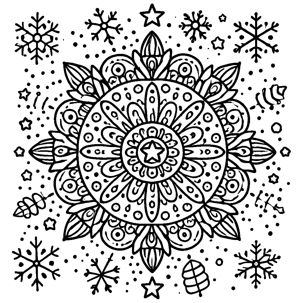 Dibujos para colorear e imprimir Mandalas