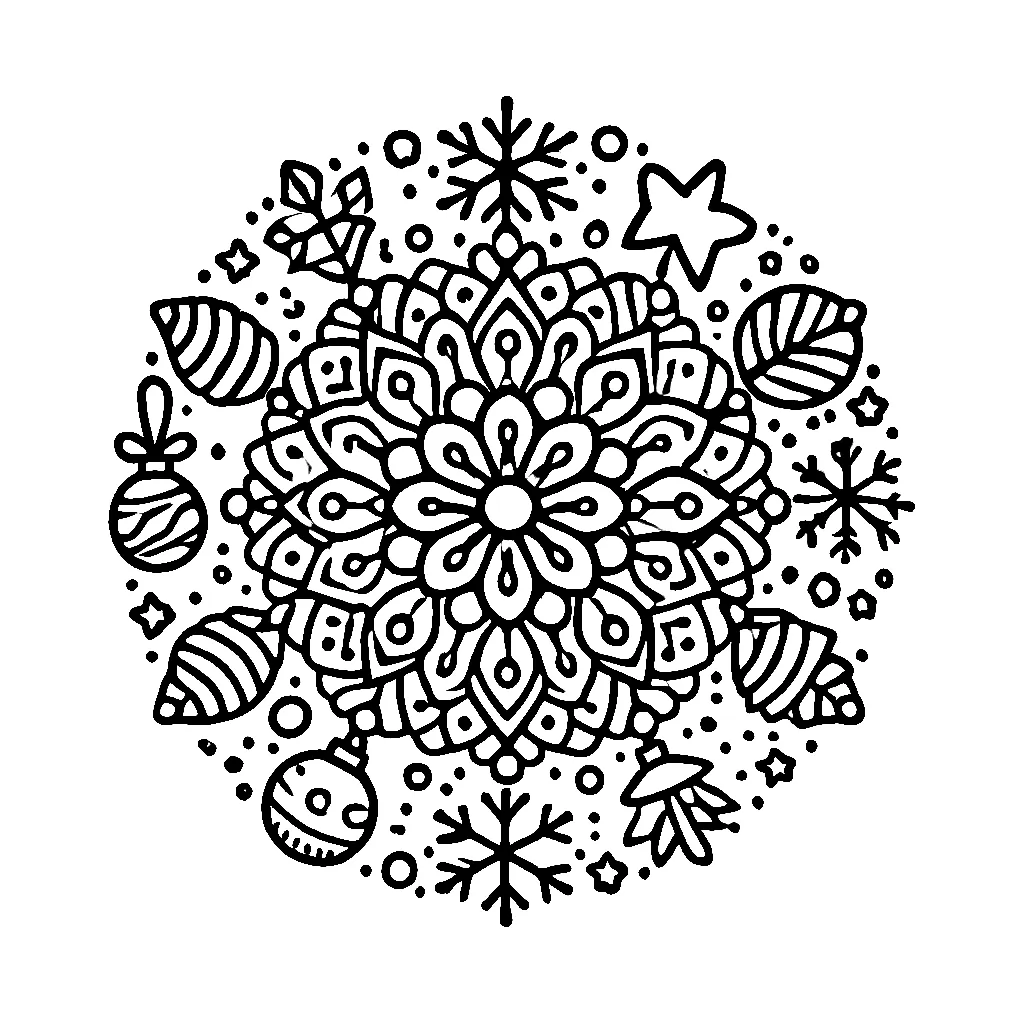 Dibujos para colorear e imprimir Mandalas