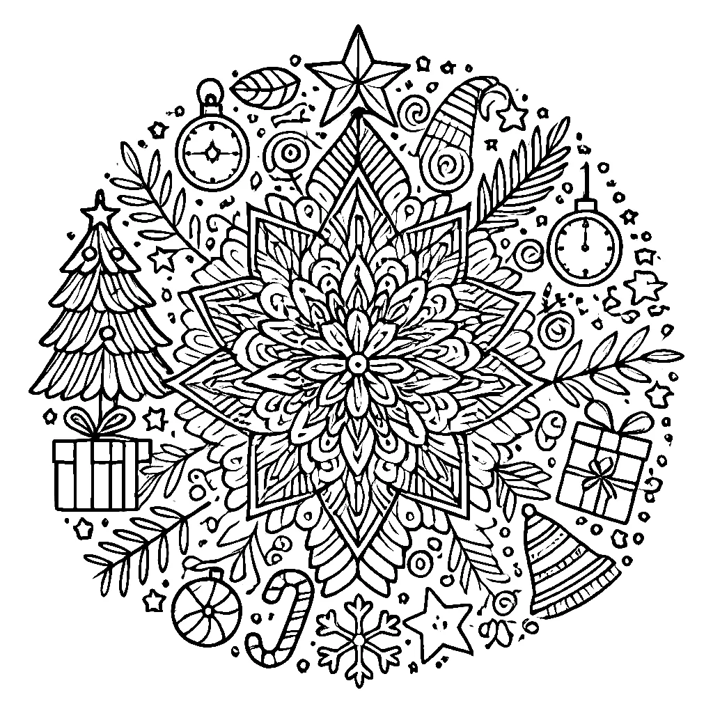 Dibujos para colorear e imprimir Mandalas