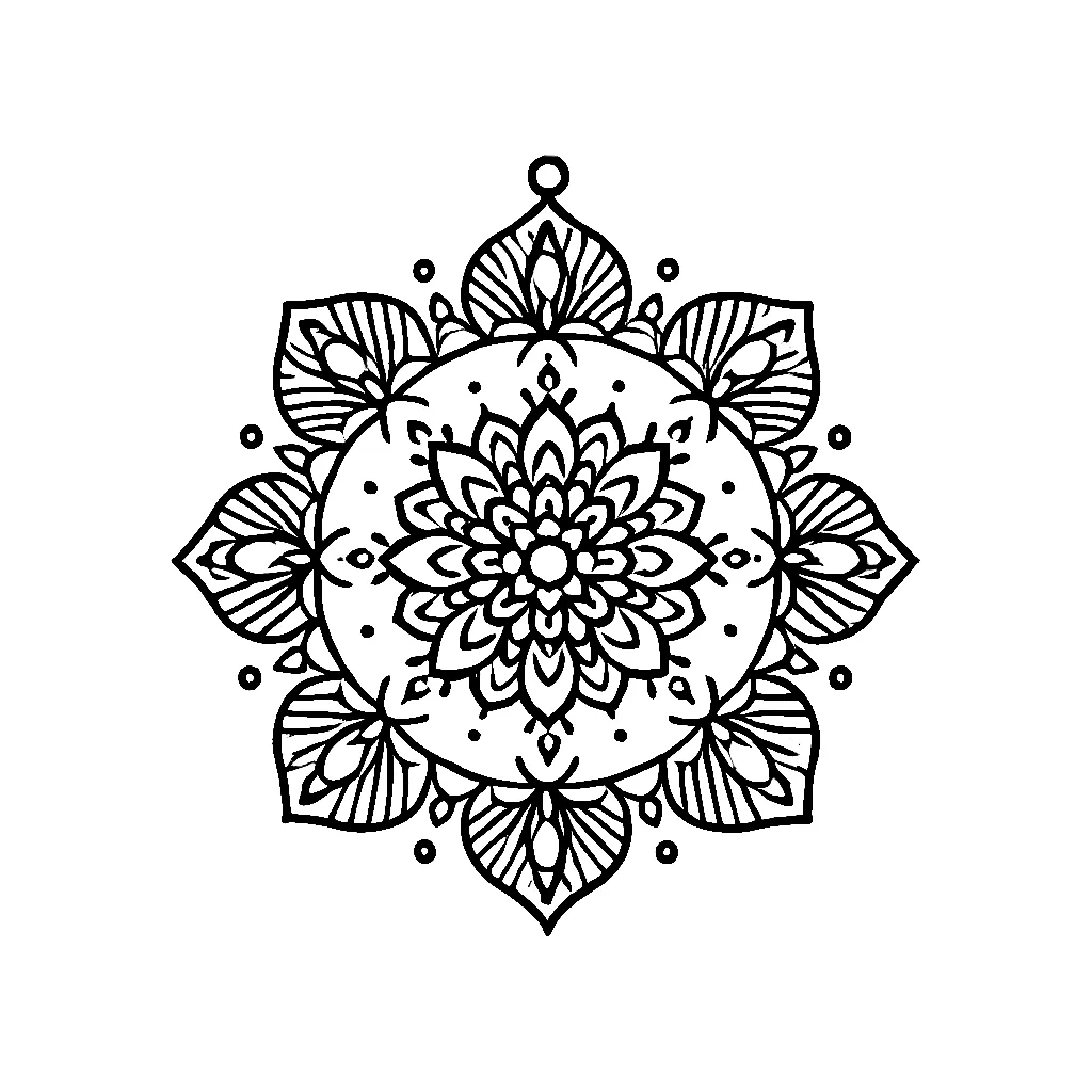 Dibujos para colorear e imprimir Mandalas