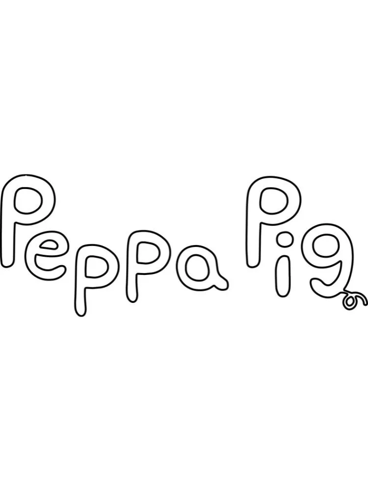 Dibujos para colorear e imprimir Peppa Pig