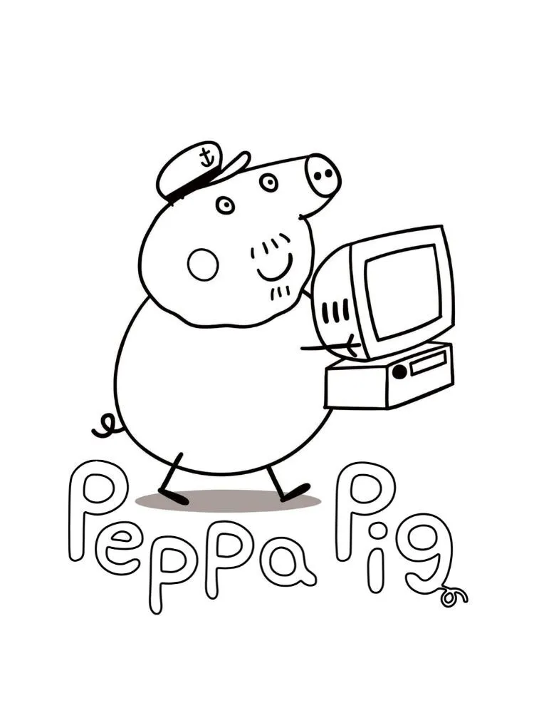 Dibujos para colorear e imprimir Peppa Pig