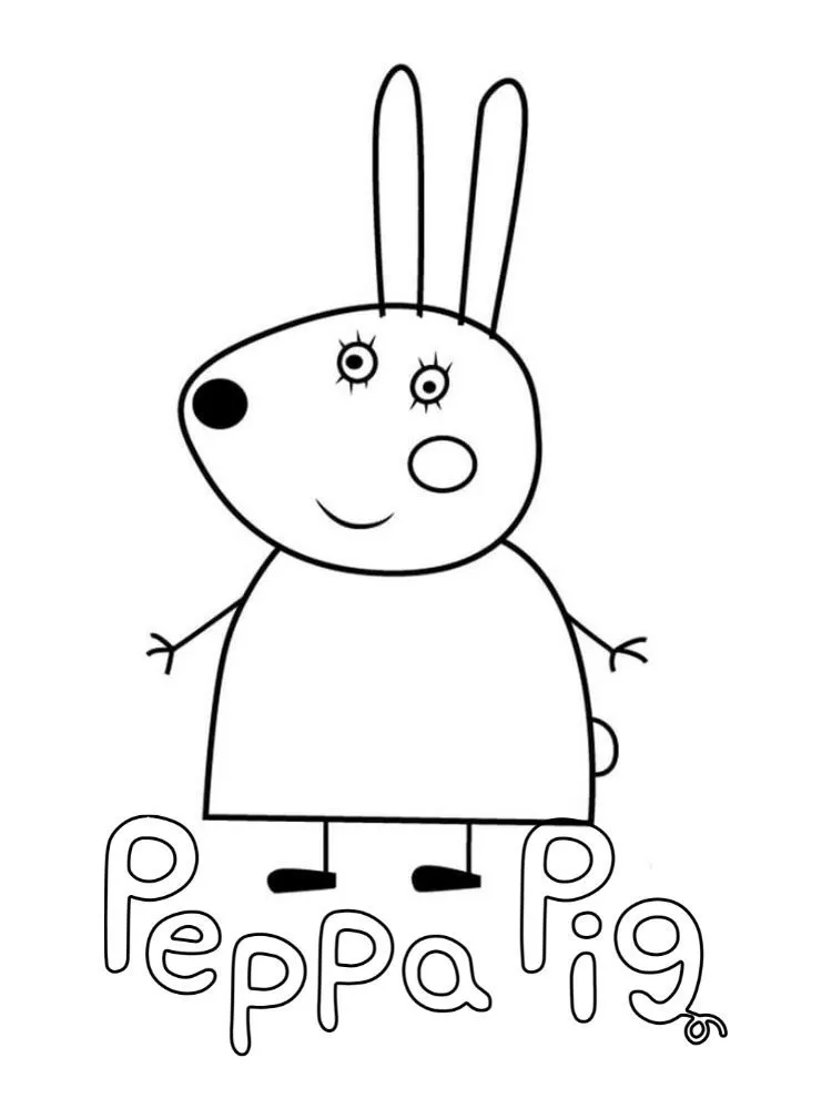 Dibujos para colorear e imprimir Peppa Pig