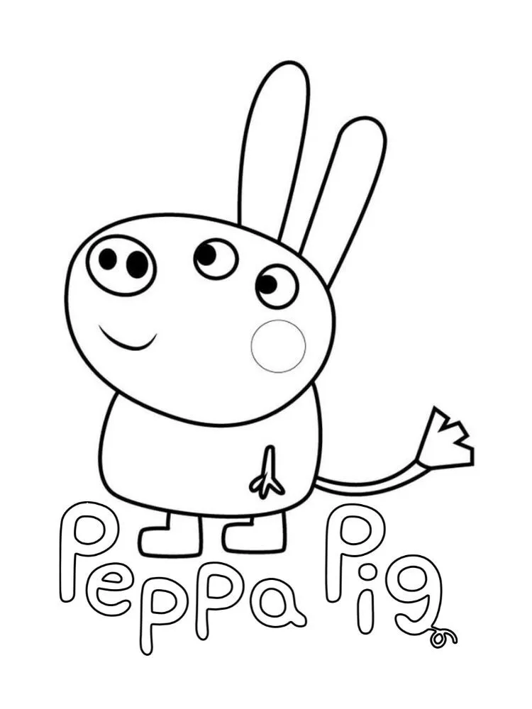 Dibujos para colorear e imprimir Peppa Pig