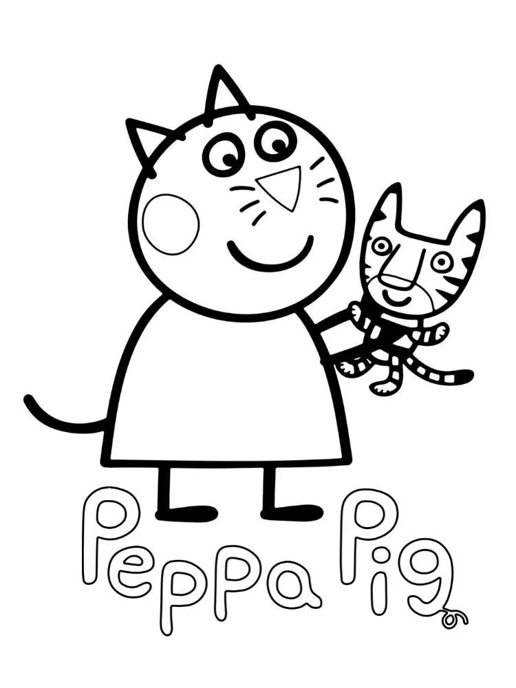 Dibujos para colorear e imprimir Peppa Pig