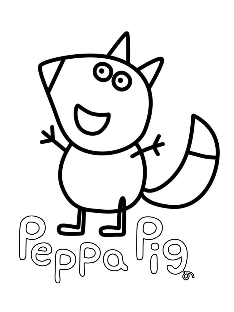 Dibujos para colorear e imprimir Peppa Pig