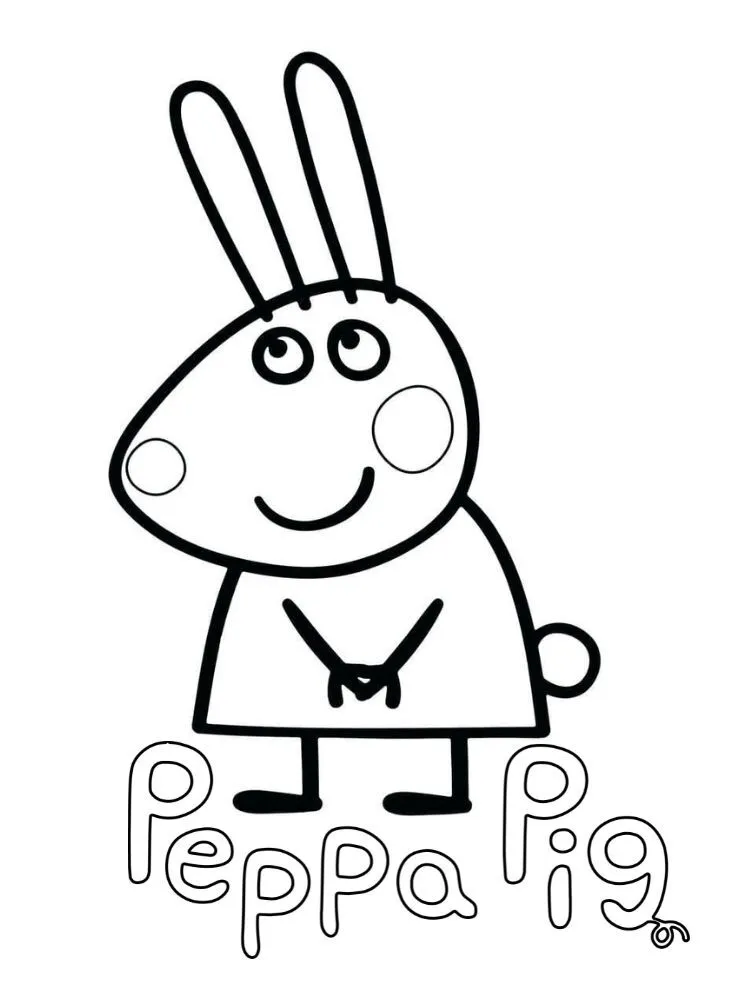 Dibujos para colorear e imprimir Peppa Pig