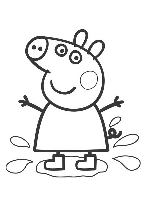 Dibujos para colorear e imprimir Peppa Pig