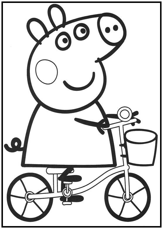 Dibujos para colorear e imprimir Peppa Pig