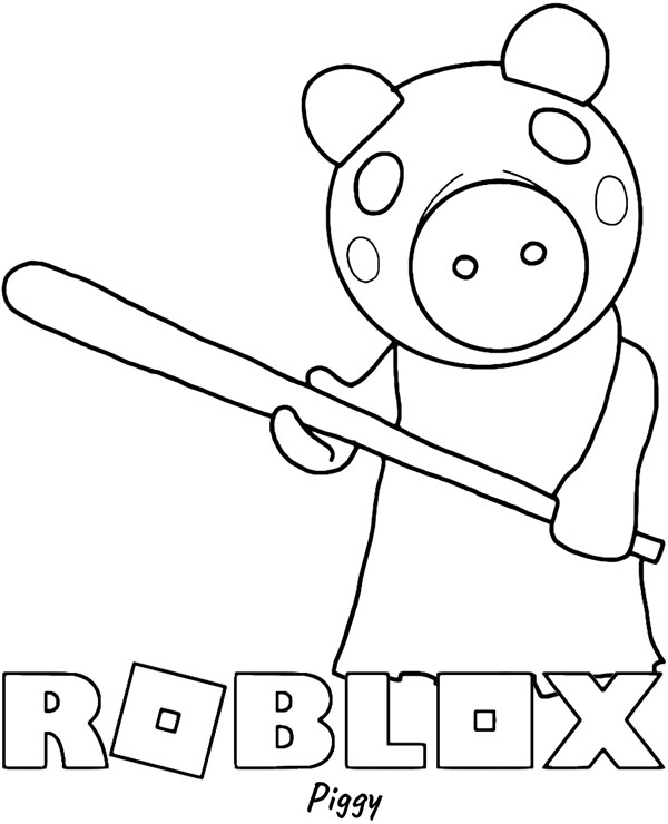 Dibujos para colorear e imprimir Roblox