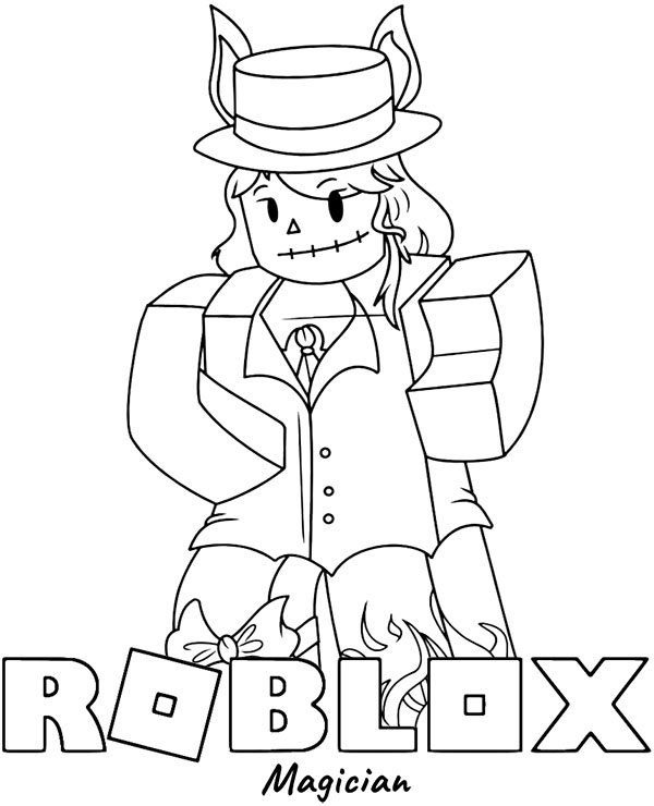 Dibujos para colorear e imprimir Roblox