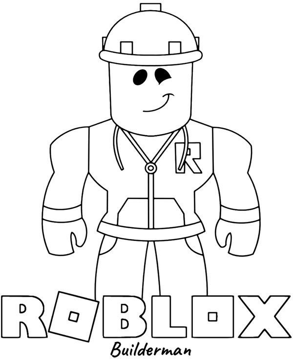 Dibujos para colorear e imprimir Roblox