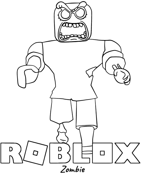 Dibujos para colorear e imprimir Roblox