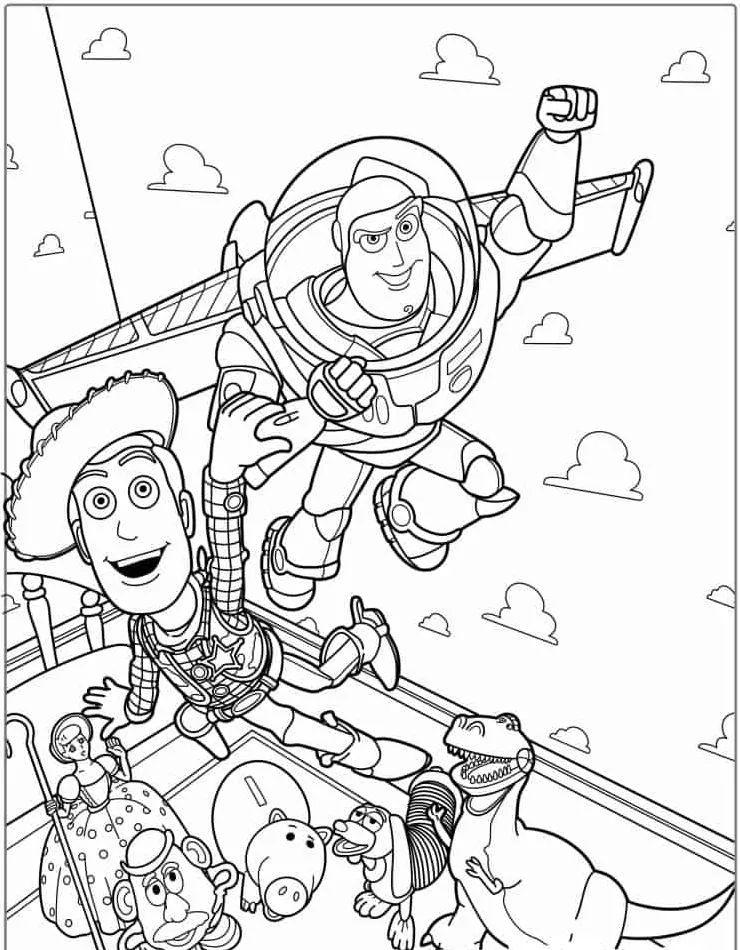 Dibujos para colorear e imprimir Toy Story