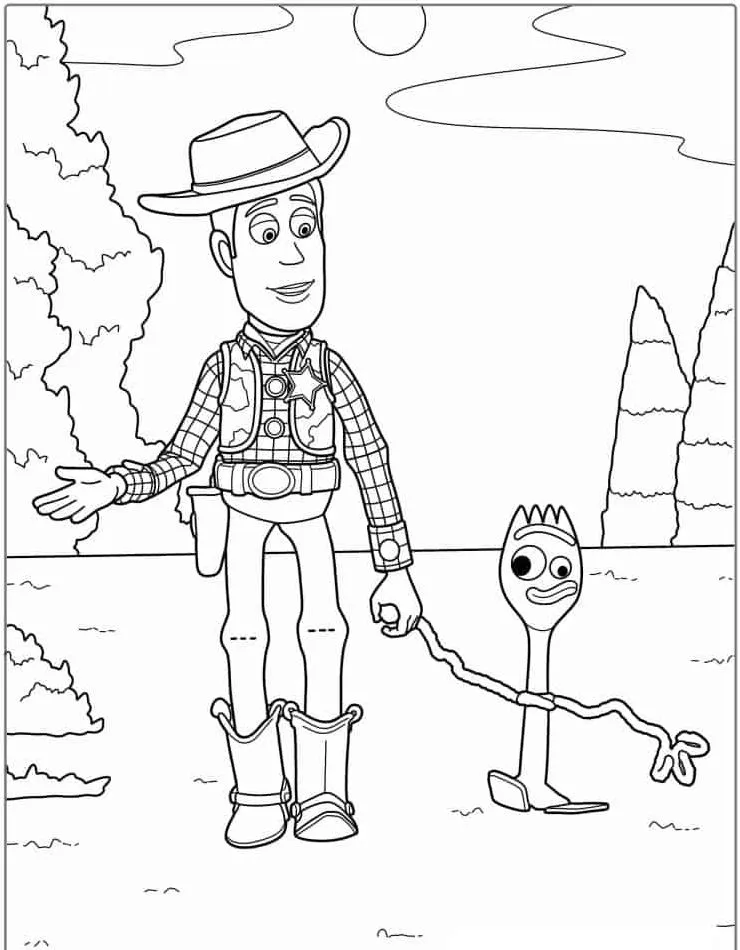 Dibujos para colorear e imprimir Toy Story