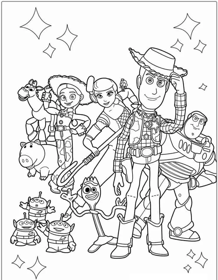 Dibujos para colorear e imprimir Toy Story