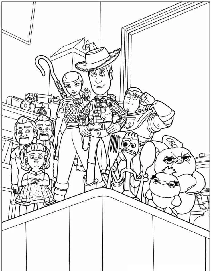 Dibujos para colorear e imprimir Toy Story