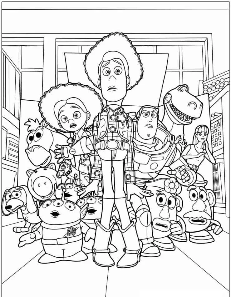 Dibujos para colorear e imprimir Toy Story