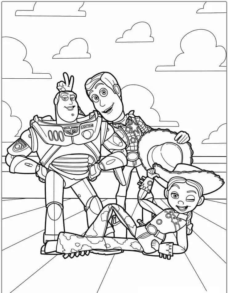 Dibujos para colorear e imprimir Toy Story