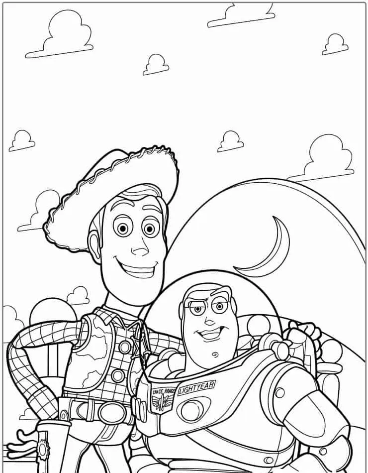 Dibujos para colorear e imprimir Toy Story